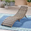 Osparple Outdoor Patio Lounge Chair, Wood Foldable Chaise Lounges Chair - 4 of 4