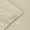 Waffle Weave Textured Solid Curtains for Bathroom Kitchen Cafe - 2 of 4
