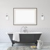 Elegant Lighting Kace 1 light Chrome and frosted white glass wall sconce - 2 of 4