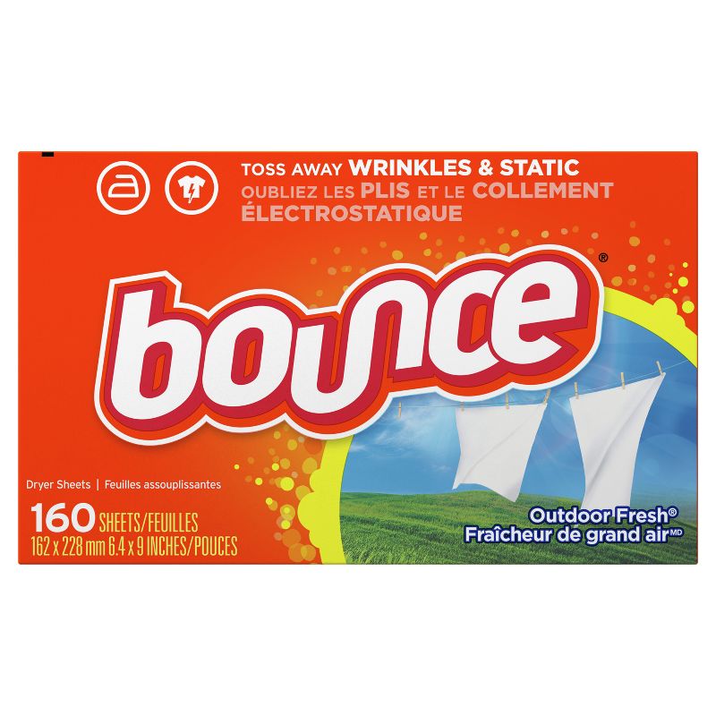 Bounce Outdoor Fresh Fabric Softener Dryer Sheets, 3 of 21