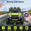 12V Kids Ride-On Truck with Parent Remote Control, Battery-Powered Electric Car for Toddlers, LED & Bluetooth Features, 3 Speeds - 4 of 4