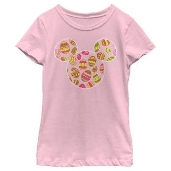 Girl's Mickey & Friends Easter Eggs and Mouse Ears T-Shirt