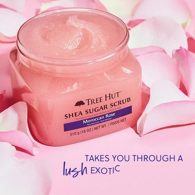 Tree hut moroccan rose deals shea sugar scrub