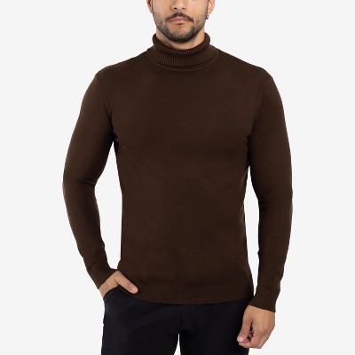 X Ray Men s Mock Turtleneck Sweater available In Big Tall In Dark Brown Size Large Target