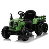 Lomsoe Ride on Tractor with Trailer,24V 400W Powered Electric Tractor Toy w/Remote Control,electric car for kids,Three speed adjustable - 3 of 4