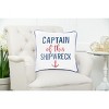 C&F Home Captain of Shipwreck Embroidered Small Petite Throw Pillow - 2 of 4