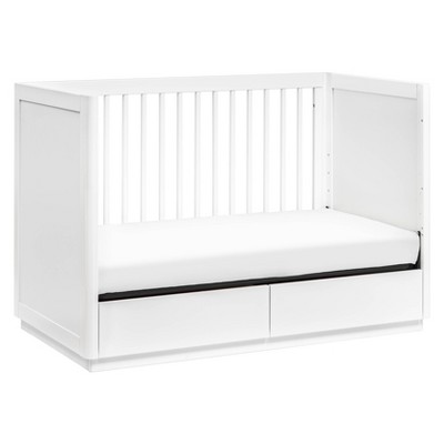 White Pine 3-in-1 Convertible Storage Crib with Toddler Bed Kit