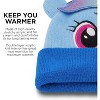 My Little Pony Girls Winter Hat and Gloves Set, Kids Ages 4-7 (Light Blue) - 3 of 4