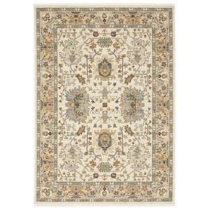 Oriental Weavers Lucca 2063Y Ivory/ Multi Indoor Area Rug - 5'3" x 7'6" - 1 of 4