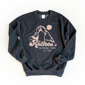 Simply Sage Market Women's Graphic Sweatshirt Vintage Arches National Park - 1 of 2