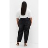 Women's Plus Size Harley Saige Wide Leg Crop Jean - black | CITY CHIC - 2 of 4