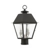 Livex Lighting Mansfield 2 - Light Post Light in  Black - 2 of 3
