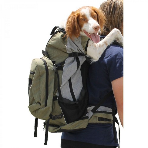 K9 Sport Sack Rover 2 Green Big Dog Carrier & Backpacking Pack, Large