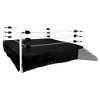 Solid Black Ring Mat for Figures Toy Company Wrestling Ring - 3 of 4