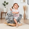 Mshliw Ride-On Rocking Horse Toy for Toddlers Ages 18–36 Months with Realistic Sounds, Plush Seat & Stable Metal Frame, Halloween gift - 4 of 4