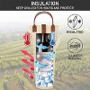 OPUX Wine Bag Single Bottle Carrier Tote, Insulated Thermal Padded Portable Carry Case Travel Cooler Picnic Beach Gift - 2 of 4