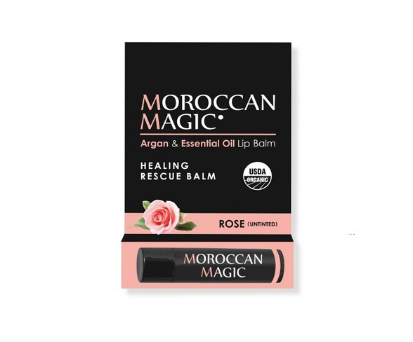 Moroccan Magic Organic Lip Balm - Rose - 0.15oz