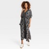 Women's Flutter Short Sleeve Printed Kaftan A-Line Dress - Knox Rose™ - image 3 of 3