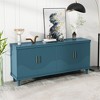 70.07'' 4-Door Cabinet, Sideboard Buffet, Modern Buffet Storage Cabinet, 330lbs Load Capacity Storage Cabinet For Living Room,Kitchen,Bedroom,Hallway - 3 of 4