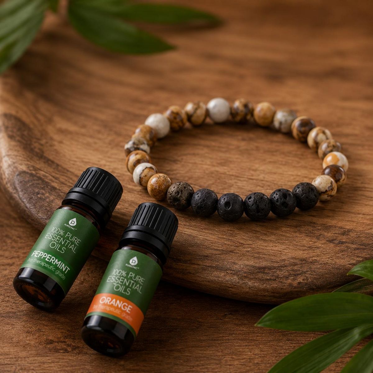 Pursonic Lavastone Braclet with essential oils - thumbnail 4
