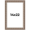 PosterPalooza | Ornate Gold Picture Frame - UV Acrylic, Foam Board Backing, Hanging Hardware - 2 of 4