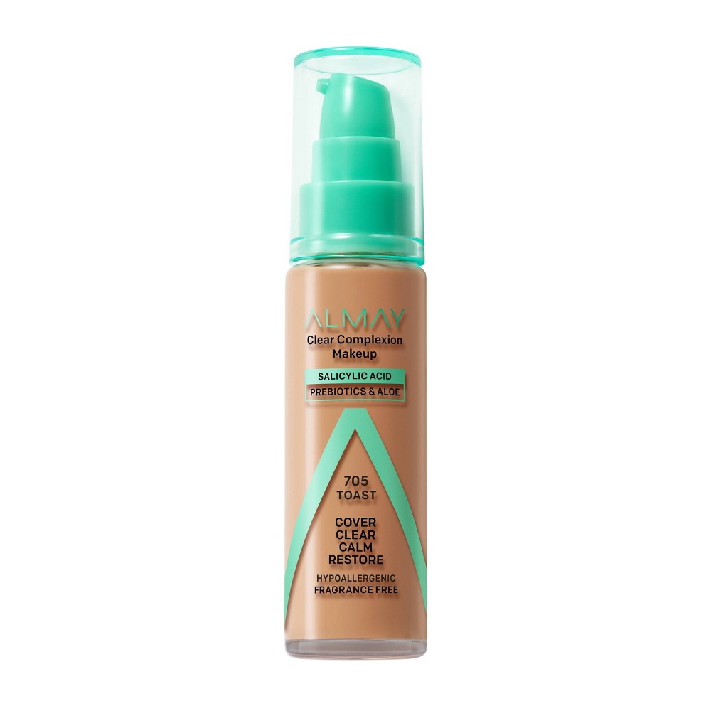 UPC 309970170639 product image for Almay Clear Complexion Foundation - 705 Toast - 1 fl oz | upcitemdb.com