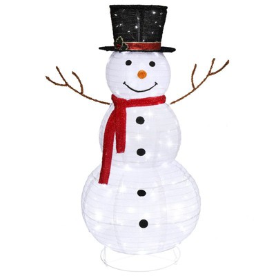 Karl Home 4ft Pre-lit Christmas Snowman Decoration
