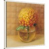 Amanti Art 22"x22" Chrysanthemum in Glass by Danhui Nai Framed Canvas Wall Art Print - 2 of 4
