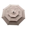 Sapphtopaz Patio Umbrella 3 Tiers Outdoor Beach Umbrella with Crank and Tilt Waterproof Pool Umbrella for Garden, Beach, Lawn, Backyard - 3 of 4