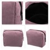 Unique Bargains Women's Portable Travel Makeup Bag 1 Pc - 3 of 3