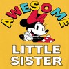 Girls' - Disney - Awesome Little Sister Short Sleeve Graphic T-Shirt - 2 of 4