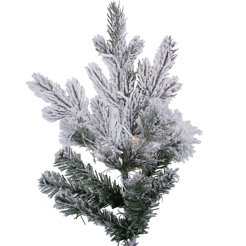 Vickerman Flocked Kiana Pine Artificial Christmas Tree 3MM, 2 of 7