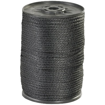 Partners Brand Nylon Rope .25" x 500 ft. Black (TWR120)