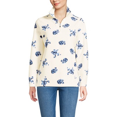 Lands' End Women's Anyweather Fleece Quarter Zip Pullover