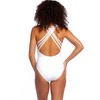 Women's Cross Back One Piece Swimsuit - La Blanca - 3 of 4