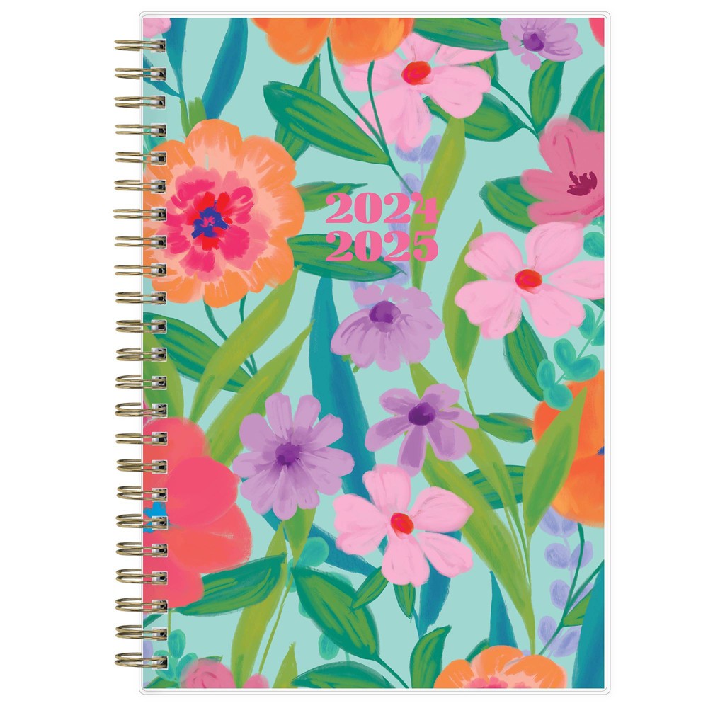 Photos - Planner Blue Sky July  - June 2025 5"x8" Weekly/Monthly Wirebound  Clea  2024