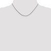 Black Bow Jewelry 1.3mm, 14k White Gold, Solid Franco Chain Necklace - 2 of 4
