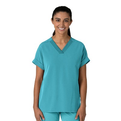 Wink Nova Women's Drop Shoulder Boxy Scrub Top