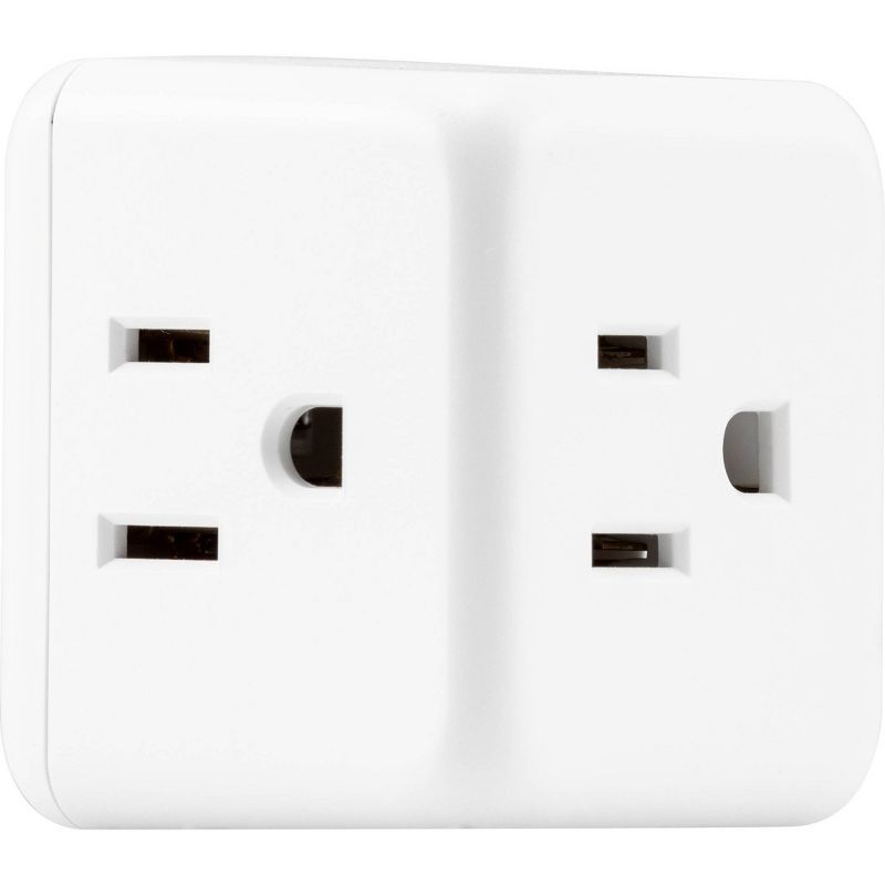 Philips 3-Outlet Grounded Cube Tap White, 4 of 8