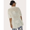 Women's Daisy Crochet Sweater - Bailey Rose - 2 of 4