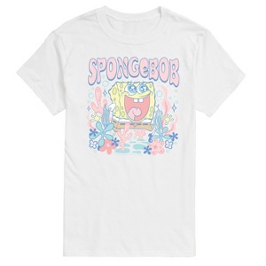 Men's - Spongebob Squarepants - Cute Pastel Spongebob Short Sleeve Graphic T-Shirt - 1 of 4