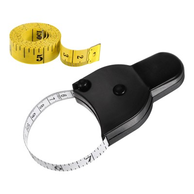 Unique Bargains Retractable Accurate Tailors Tape Dual-sided Rulers and Measuring Tools