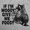 Womens Funny T Shirts If Im Moody Give Me The Foody Sarcastic Graphic Novelty Tee for Ladies - Crazy Dog Women's T Shirt For Foodies - 2 of 4