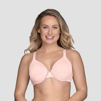 Vanity Fair Womens Beauty Back Full Figure Underwire Smoothing Bra With  Lace 76382 - Champagne - 42d : Target