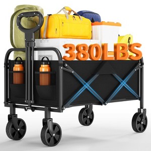 Foldable Collapsible Durable All Terrain Utility Pull Beach Wagon - 1 of 1