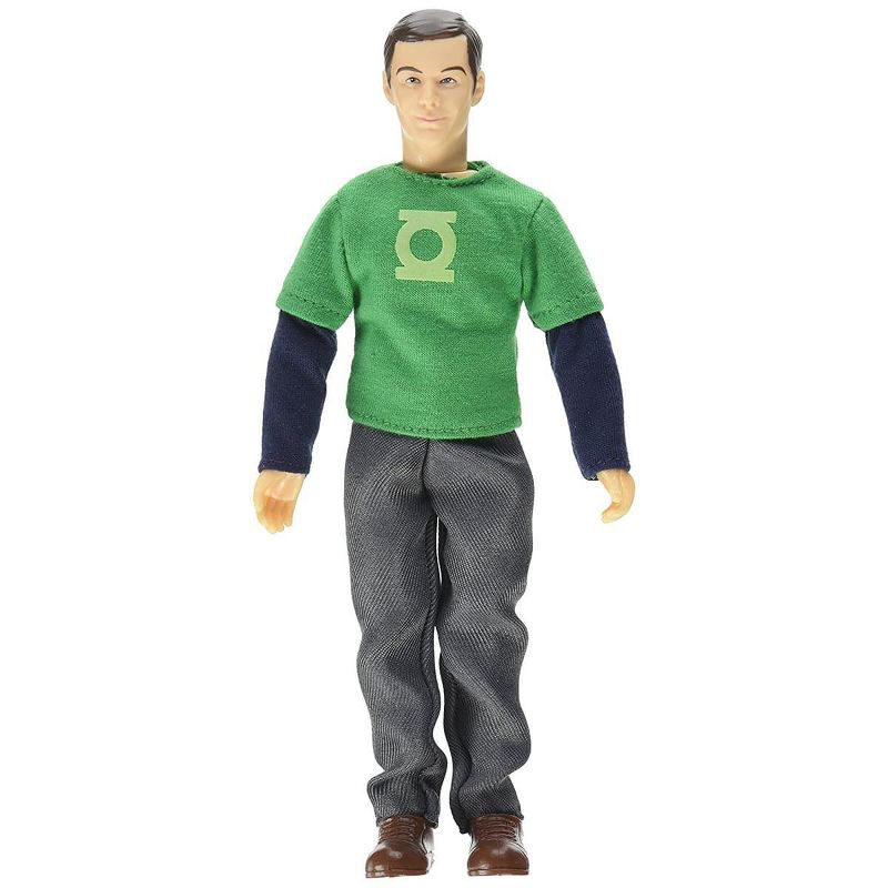 Bif Bang Pow Big Bang Theory Sheldon (Green Lantern/ Hawkman) Retro Clothed 8" Action Figure, 1 of 5