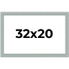 PosterPalooza | Refined Blue Picture Frame - UV Acrylic, Backing Board, Hanging Hardware Included - 2 of 4