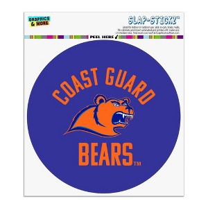U.S. Coast Guard Academy Bears Automotive Car Window Locker Circle Bumper Sticker - 1 of 4