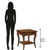 Hekman 11104 Square End Table 1-1104 Macadamia - 2 of 2