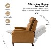 Set of 2 Florina Modern Upholstery Genuine Leather Recliner with Nailhead Trim for Living Room and Bedroom  | ARTFUL LIVING DESIGN - 4 of 4